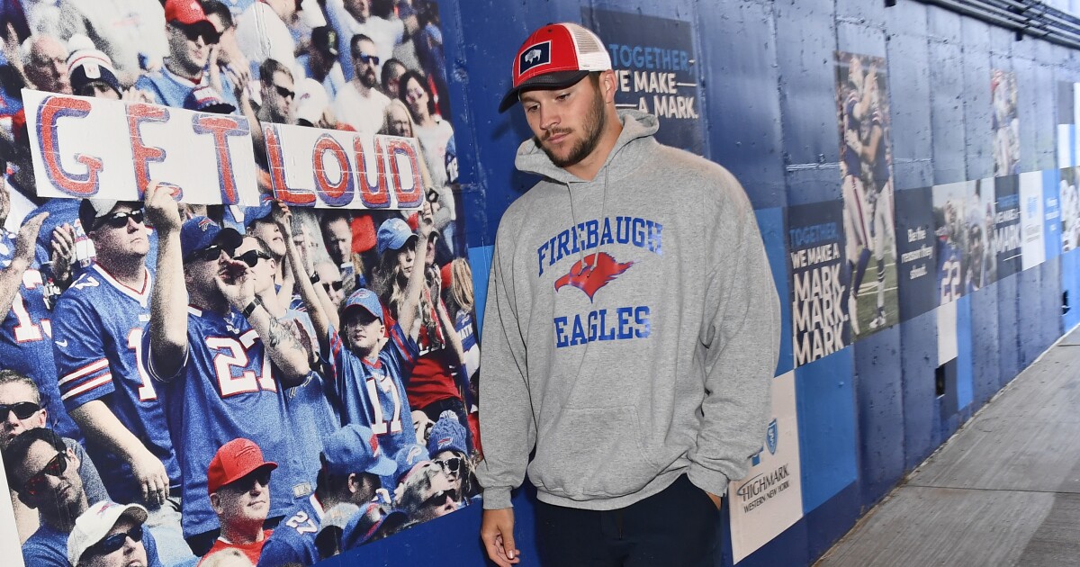 Josh allen throwback jersey 2025